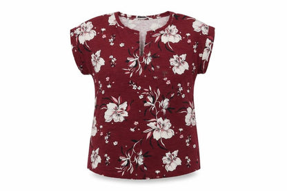 Womens UK Size S Part Two Red Basic T-Shirt