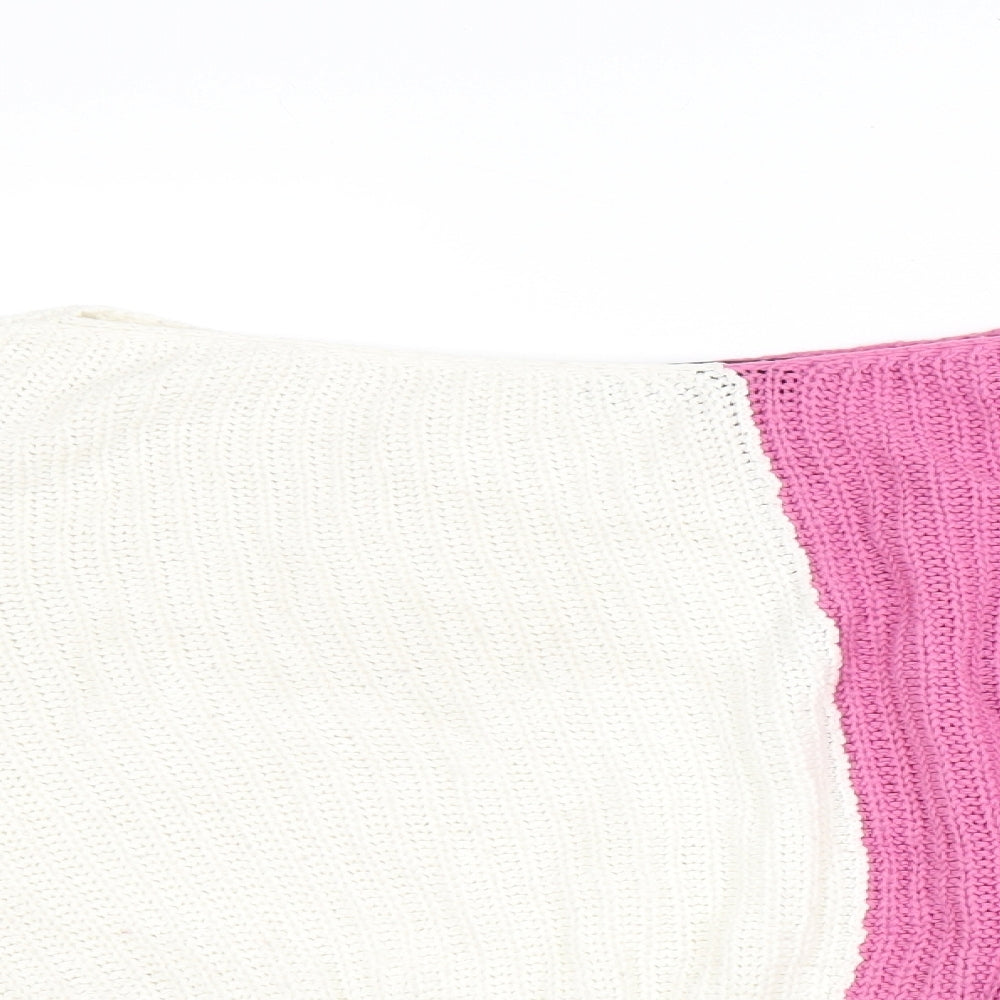 Womens UK Size 12 In the Style Multicoloured Pullover Jumper