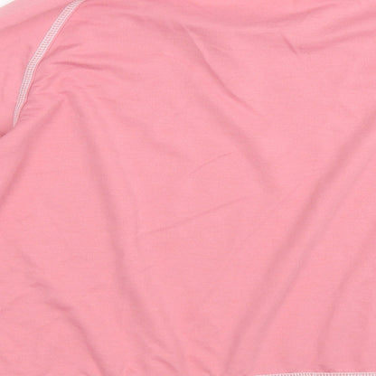 MissLook Womens Pink Cotton Blend Pullover Sweatshirt Size L Pullover