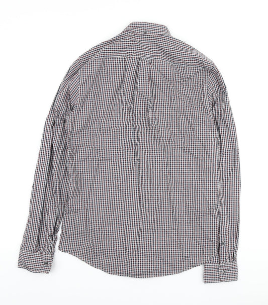 Mens UK Size S NEXT Grey  Button-Up Long Sleeve Casual Shirt