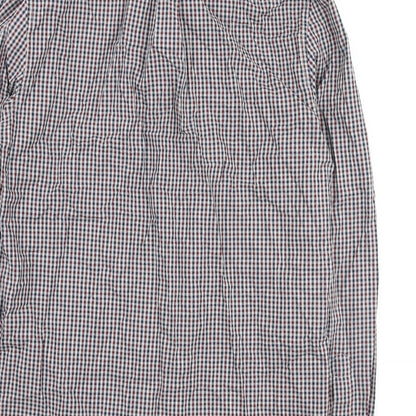 Mens UK Size S NEXT Grey  Button-Up Long Sleeve Casual Shirt