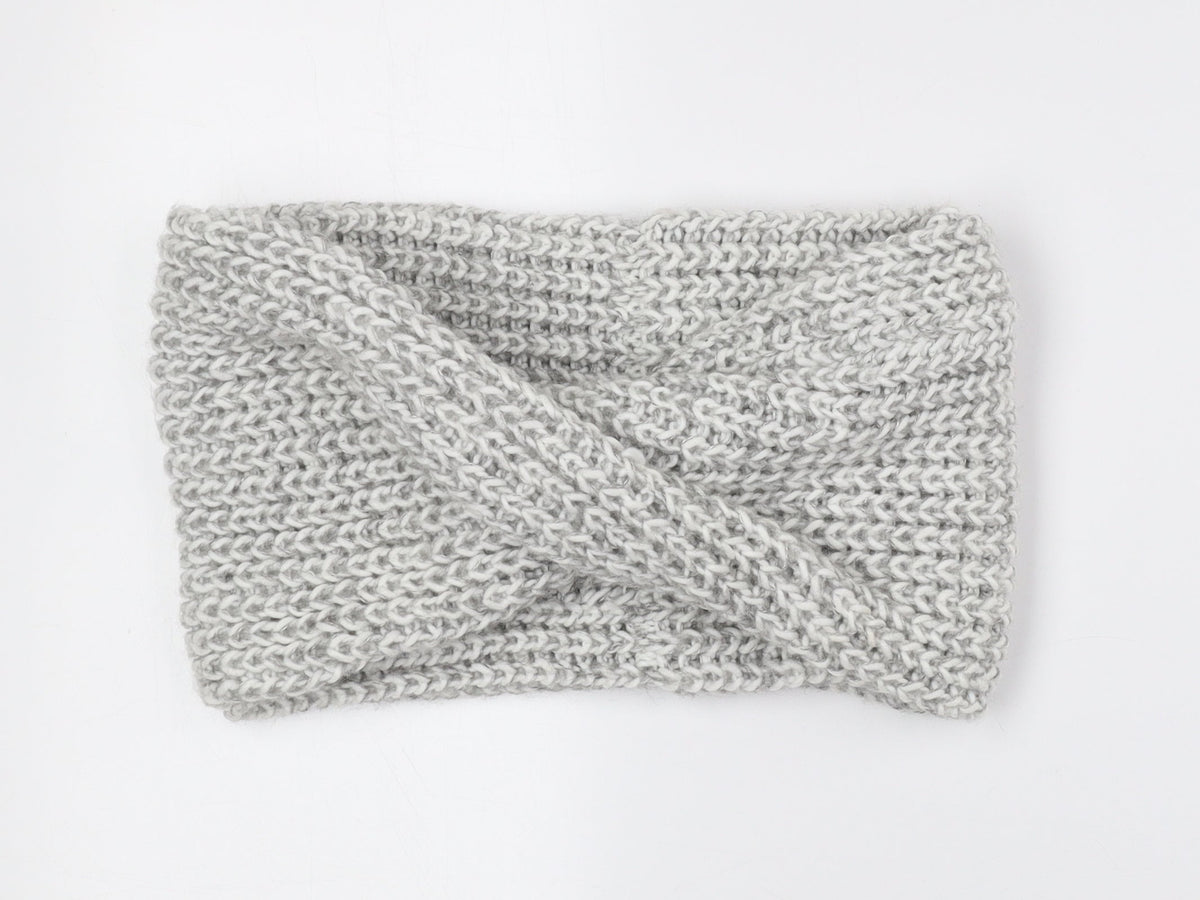 Preworn Womens Grey Polyester Scarf - Snood