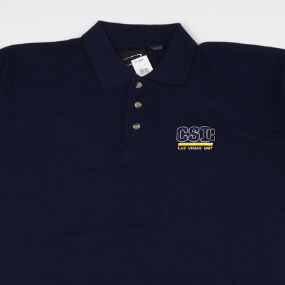 CH Classic Mens Multicoloured 100% Cotton Polo Size XL Collared Button - Logo print, 2XL