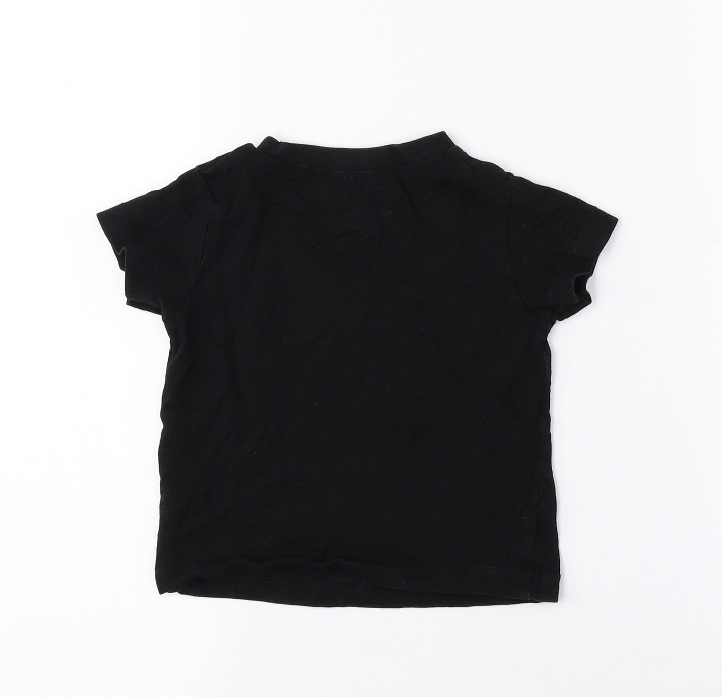 NEXT Girls Multicoloured 100% Cotton Basic T-Shirt Size 6-9 Months Crew Neck - Rad like Dad