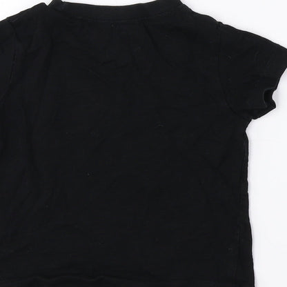NEXT Girls Multicoloured 100% Cotton Basic T-Shirt Size 6-9 Months Crew Neck - Rad like Dad