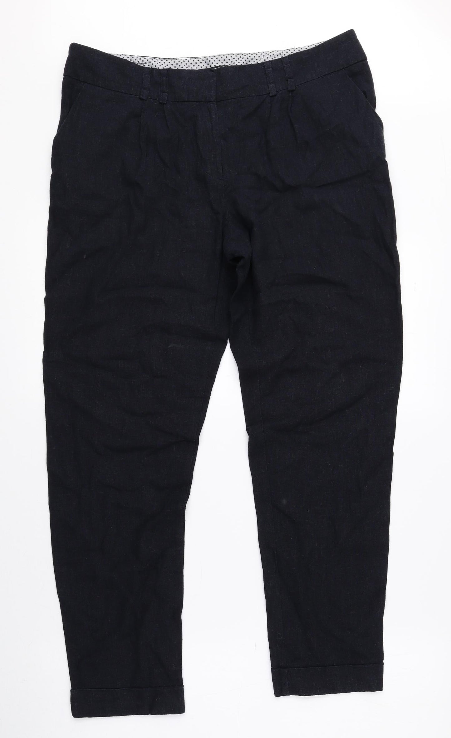 Womens UK Size 12 M&Co Regular Fit  Black