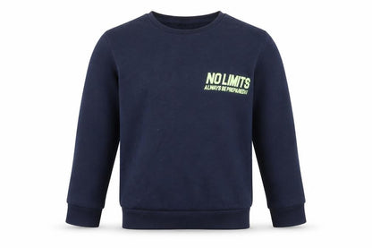 Primark Boys Blue Cotton Pullover Sweatshirt Size 7-8 Years Pullover - No Limits
