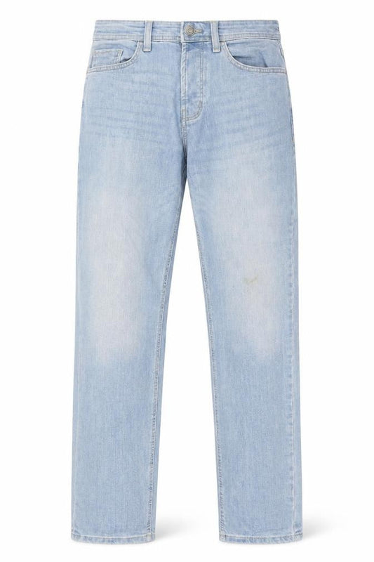 Mens UK Size 30 in Denim & Co. Regular Fit Straight Blue Jeans