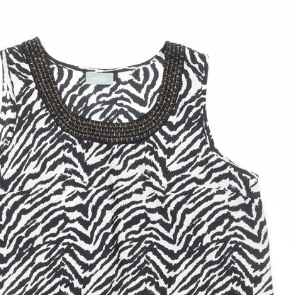 Womens UK Size L Wallis Multicoloured Basic Tank