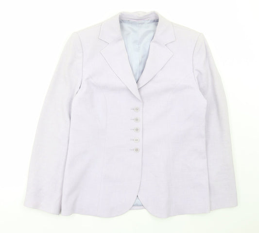 Womens UK Size M Preworn Purple Jacket