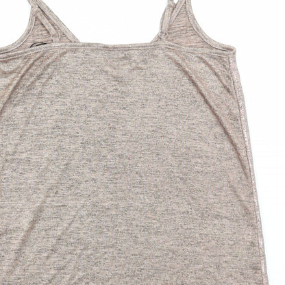 Womens UK Size S Body Flirt Brown Camisole T-Shirt