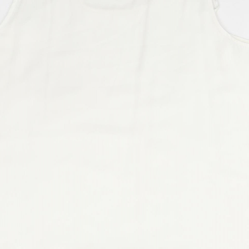 Womens UK Size 22 Michael Gold Ivory Basic Blouse
