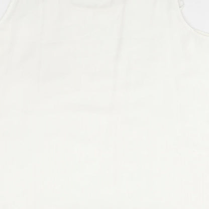 Womens UK Size 22 Michael Gold Ivory Basic Blouse