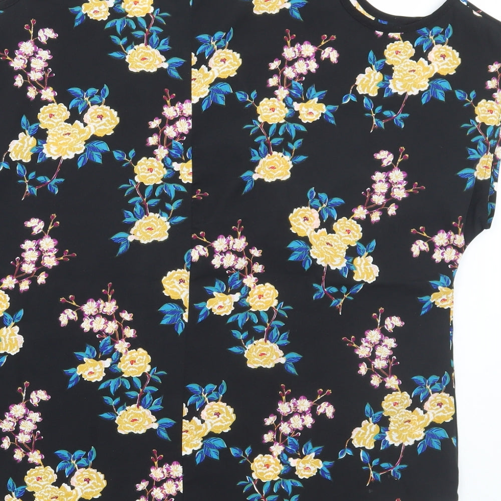 Womens UK Size 16 Julipa Black Basic Blouse
