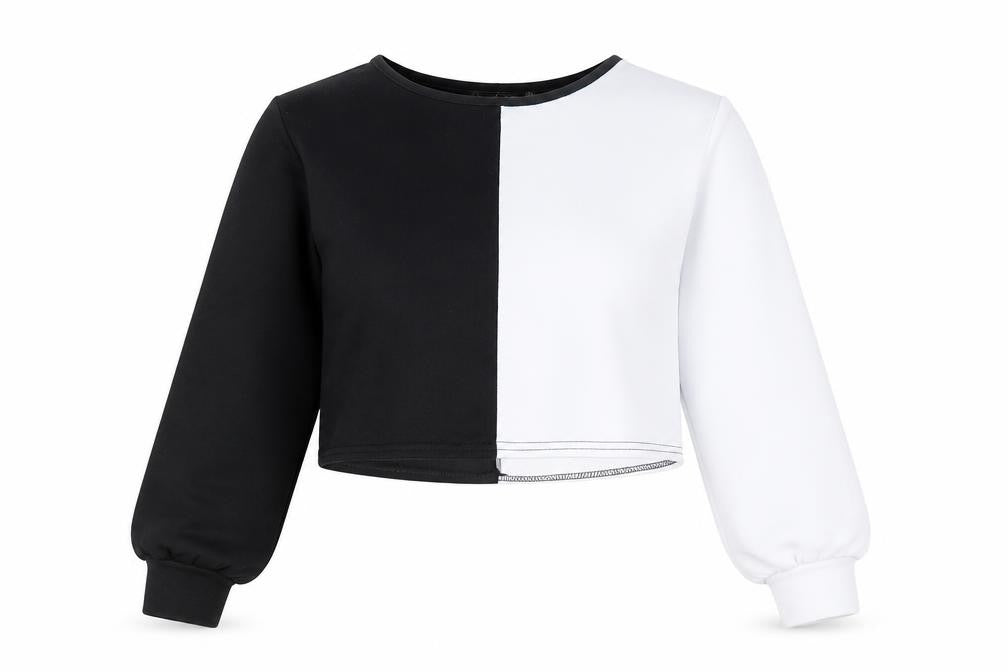 Womens UK Size 4 Boohoo Black Pullover Sweatshirt