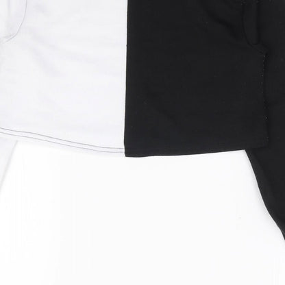 Womens UK Size 4 Boohoo Black Pullover Sweatshirt