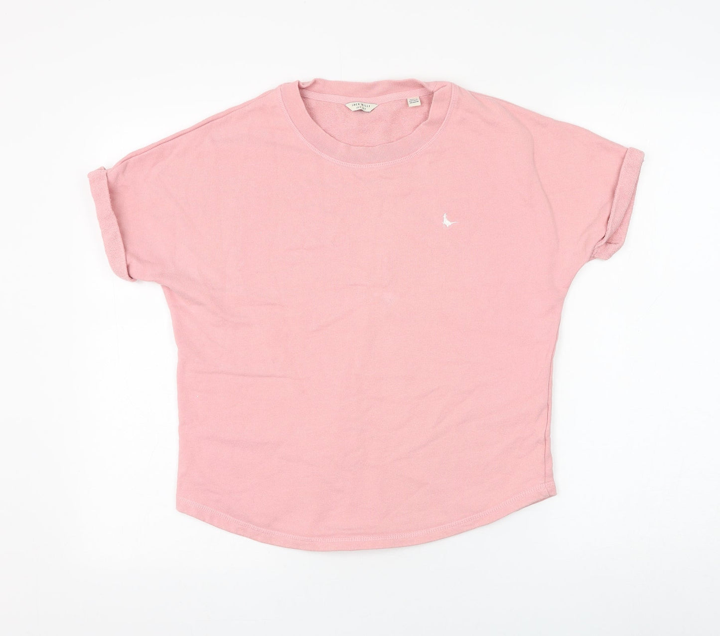 Womens UK Size 8 Jack Wills Pink Pullover Sweatshirt