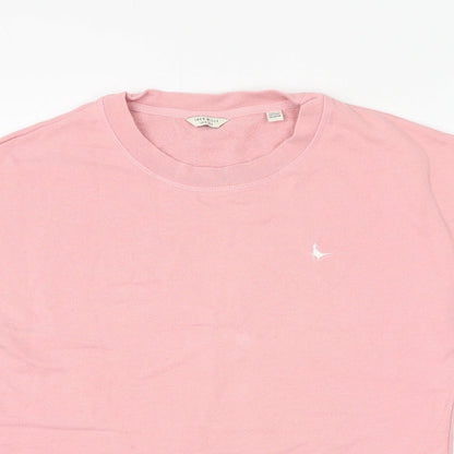 Womens UK Size 8 Jack Wills Pink Pullover Sweatshirt