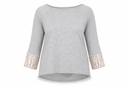 Womens UK Size 2XL SheIn Grey Pullover Jumper