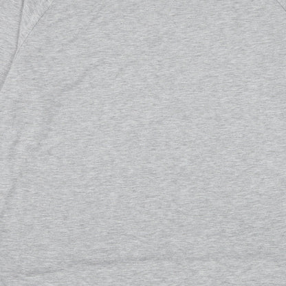 SheIn Womens Grey Boat Neck Polyester Pullover Jumper Size 2XL