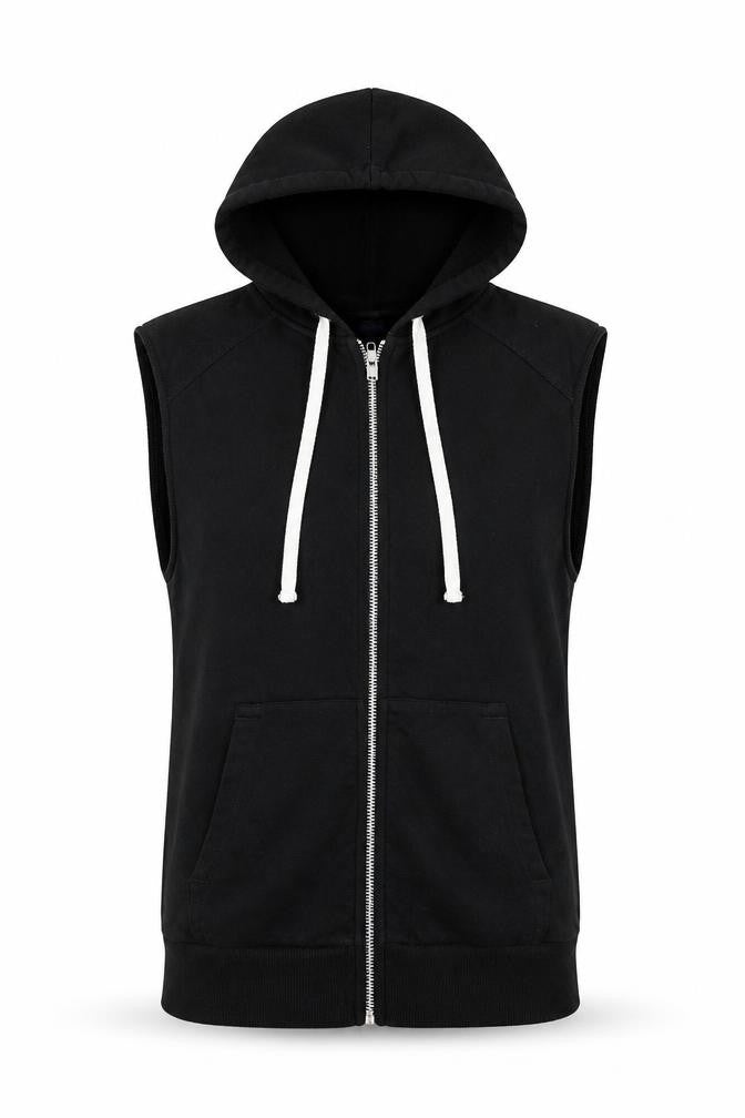 Womens UK Size S Divided by H&M Black Vest Sweatshirt