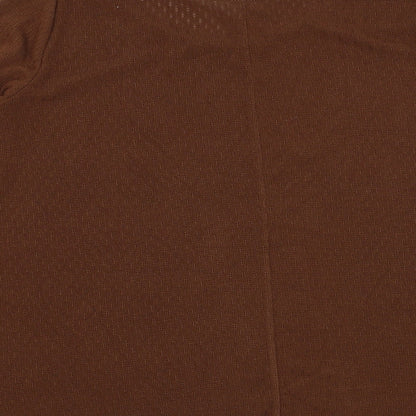 Nuova Collectione Womens Brown Round Neck Viscose Pullover Jumper Size M