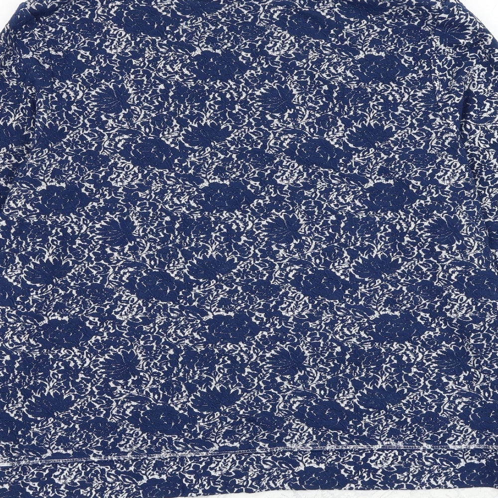 Womens UK Size 12 Marks and Spencer Blue Pullover Jumper