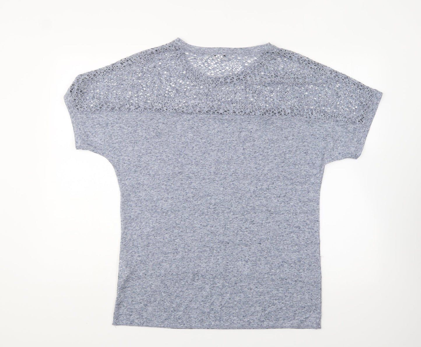 Womens UK Size 12 Steilmann Blue Basic T-Shirt