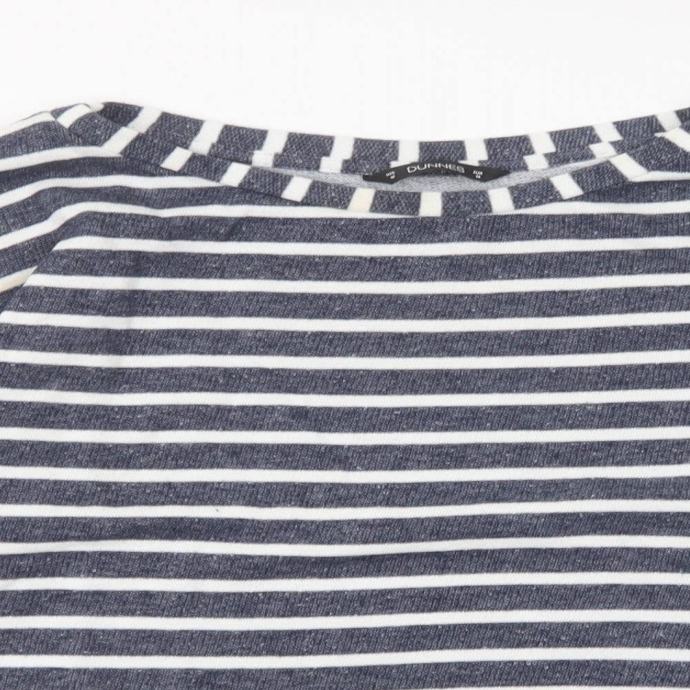 Womens UK Size M Dunnes Stores Blue Pullover Sweatshirt