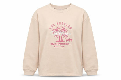 Paramour Womens Pink Cotton Pullover Sweatshirt Size S Pullover - Los Angeles