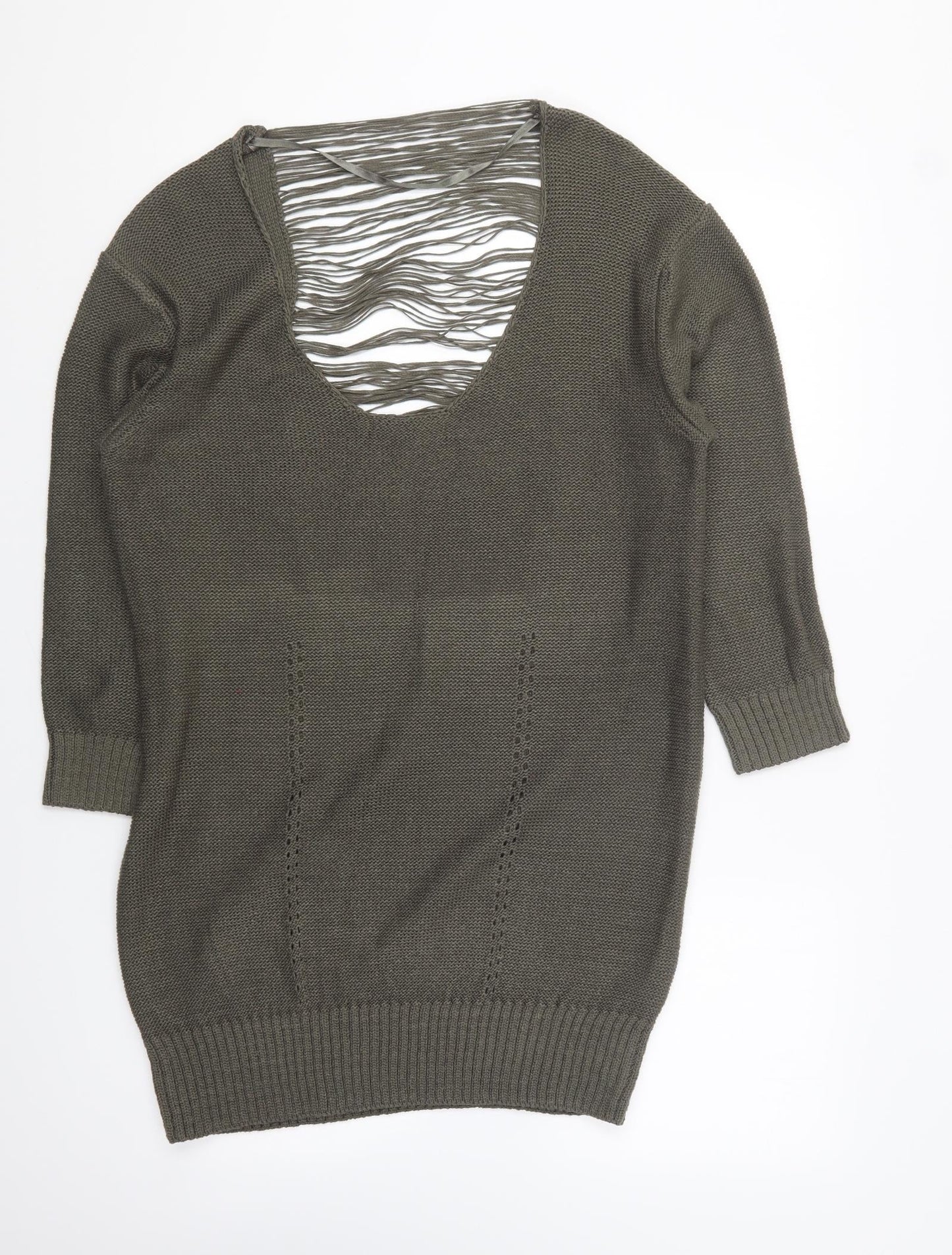 Womens UK Size 18 Atmosphere Green Pullover Jumper