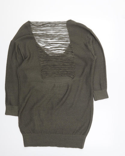 Womens UK Size 18 Atmosphere Green Pullover Jumper