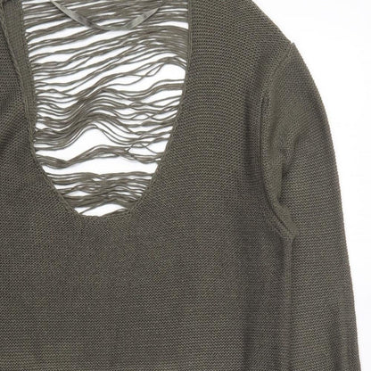 Womens UK Size 18 Atmosphere Green Pullover Jumper