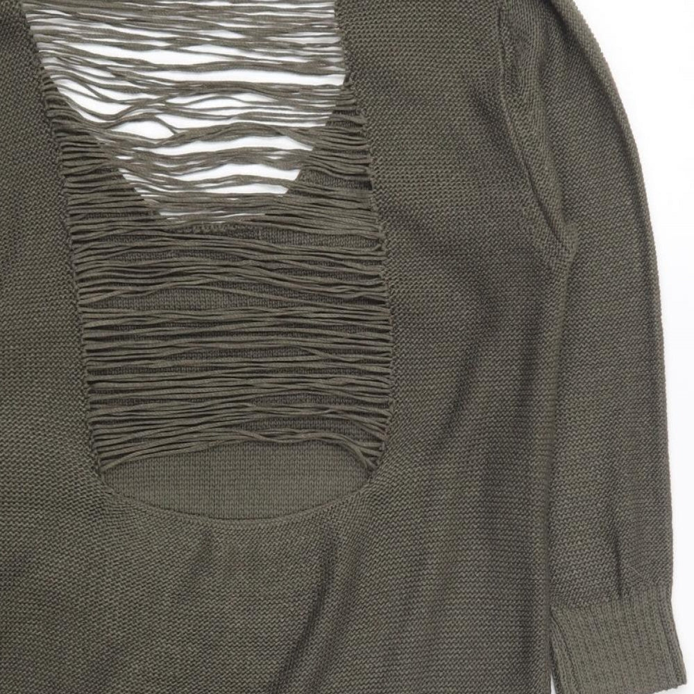 Womens UK Size 18 Atmosphere Green Pullover Jumper