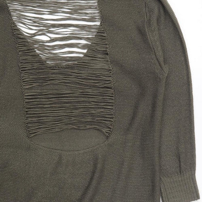 Womens UK Size 18 Atmosphere Green Pullover Jumper