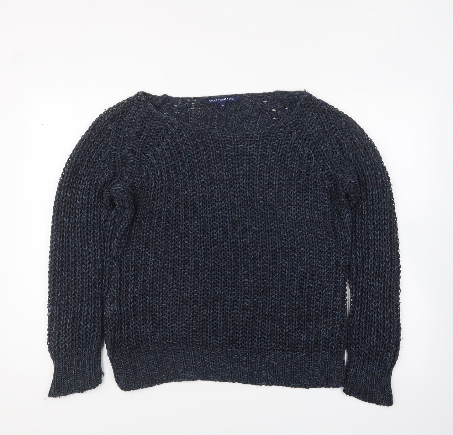 Womens UK Size M Store Twenty One Blue Pullover Jumper