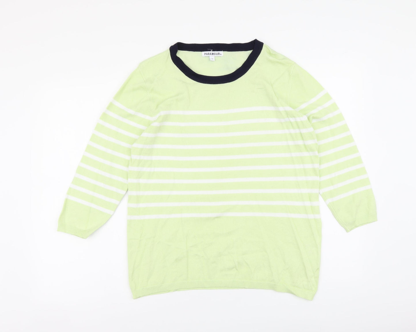 Womens UK Size L Paramour Green Pullover Jumper