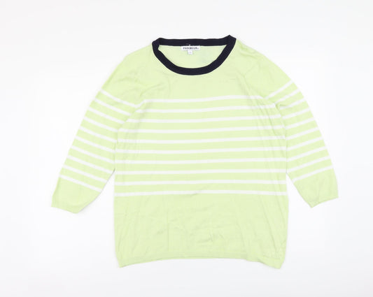 Womens UK Size L Paramour Green Pullover Jumper