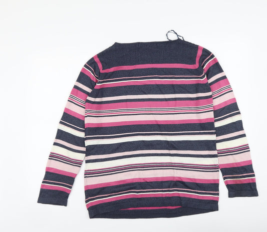 Womens UK Size S EWM Multicoloured Pullover Jumper