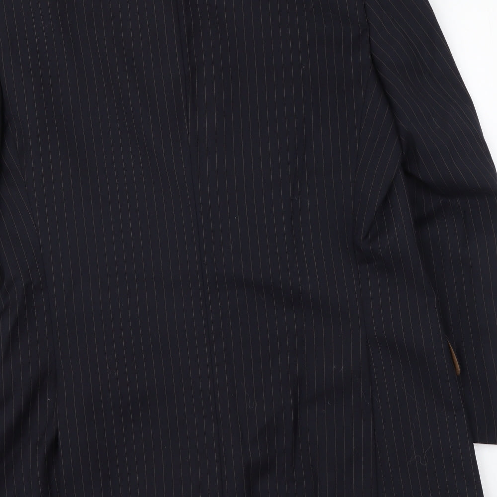 Mens UK Size M Brook Taverner Regular Blue Suit Jacket
