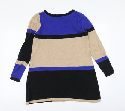 Womens UK Size 14 Marks and Spencer Multicoloured Tunic Jumper