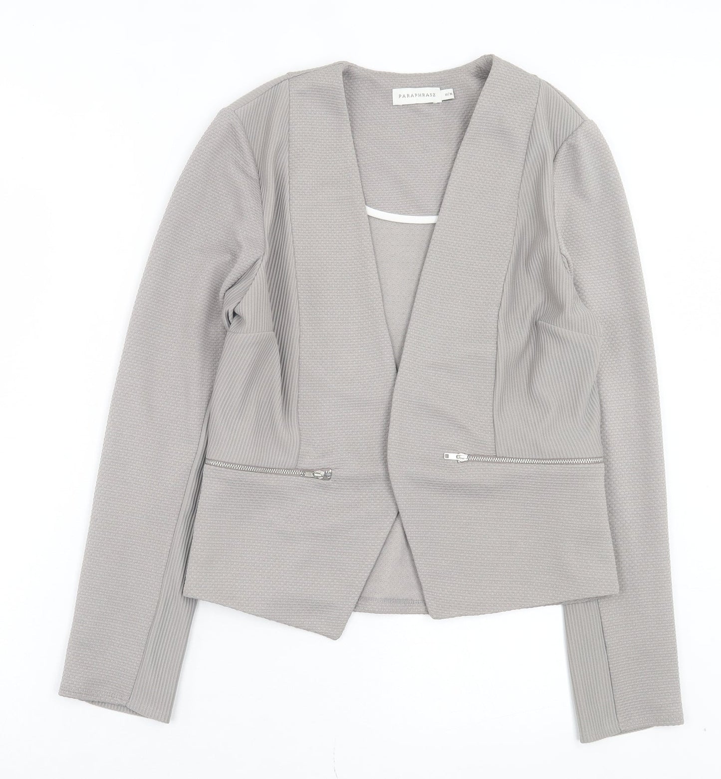 Womens UK Size 10 Paraphrase Grey Jacket