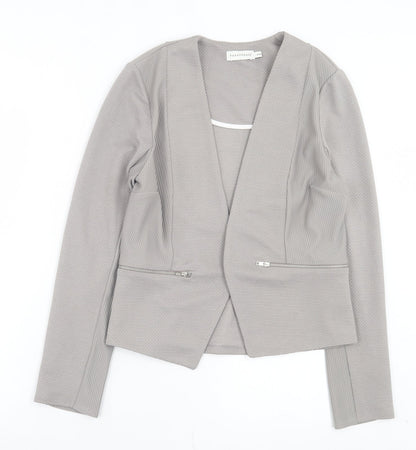 Womens UK Size 10 Paraphrase Grey Jacket