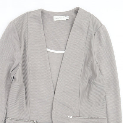 Womens UK Size 10 Paraphrase Grey Jacket