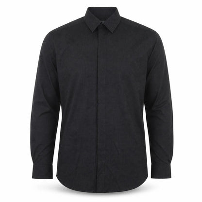 Cedarwood State Mens Black Polka Dot Cotton Button-Up Size 14.5 Collared Button