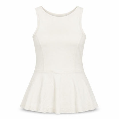 Womens UK Size 10 NEXT White Basic Tank