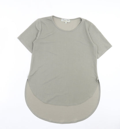 Womens UK Size 12 PARISIAN SIGNATURE Green Basic T-Shirt