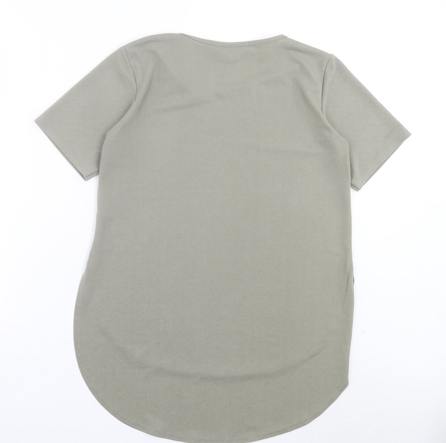 Womens UK Size 12 PARISIAN SIGNATURE Green Basic T-Shirt