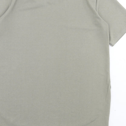 Womens UK Size 12 PARISIAN SIGNATURE Green Basic T-Shirt