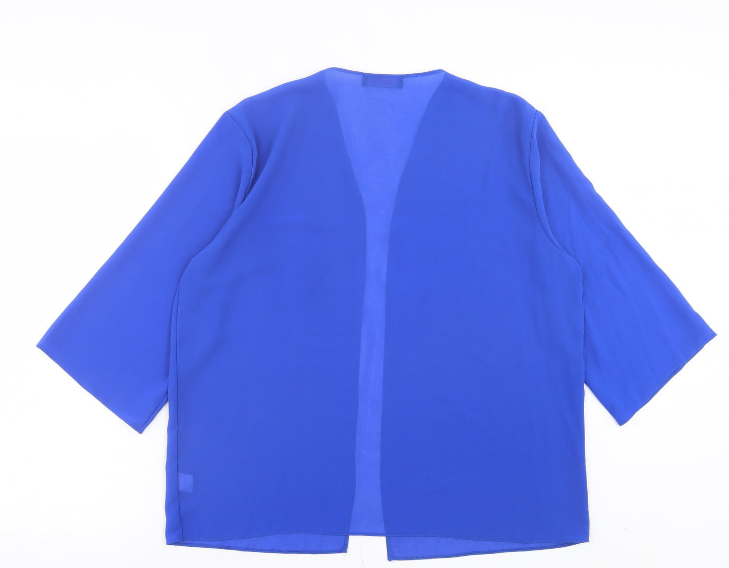 Womens UK Size M Nouvelle Blue Jersey Blouse